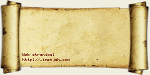 Marijana Bzeničanin vizit kartica